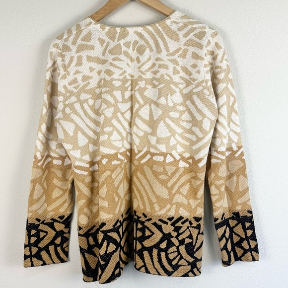 Pendleton Women’s Cardigan Linen Cotton Blend Medium Petite - Picture 2 of 5